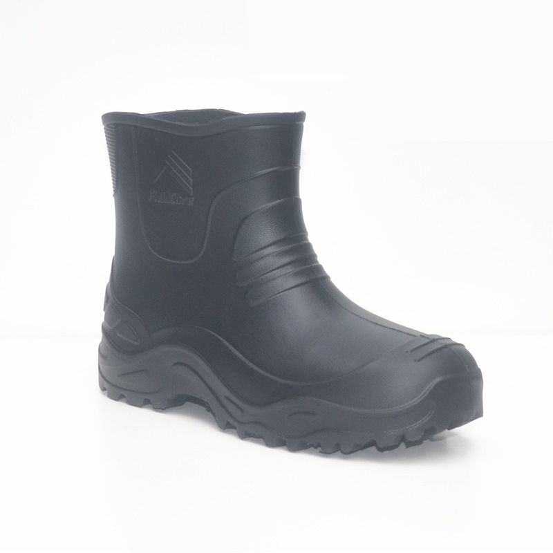 Fishing Boots - إيفا احذية المطر الرجال السود خفيفة