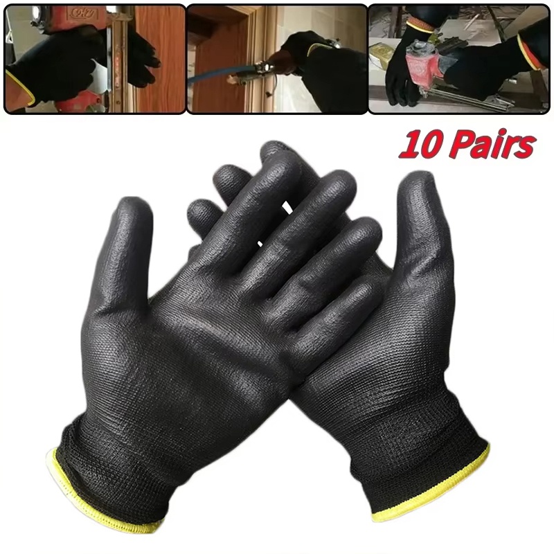 Fishing Gloves - 10 أزواج من القفازات الواقية المتينة