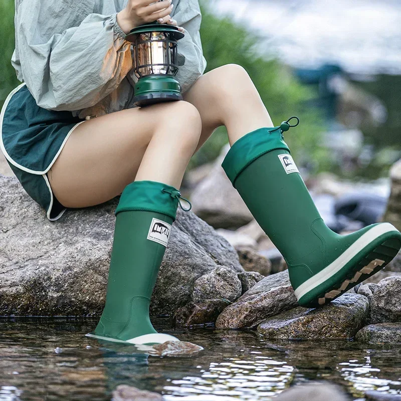 أحذية مطر مرتفعة للرجال والنسا - مراجعة Fishing Boots وسعره