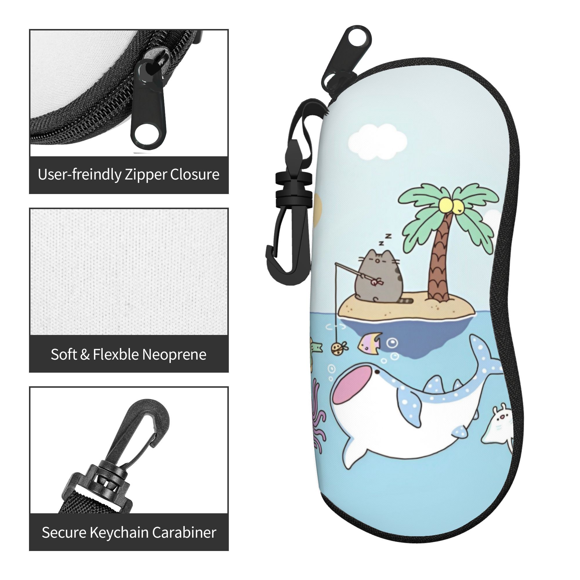 علبة نظارات صيد مضحكة بتصميم P - مراجعة Fishing Bag Waterproof وسعره