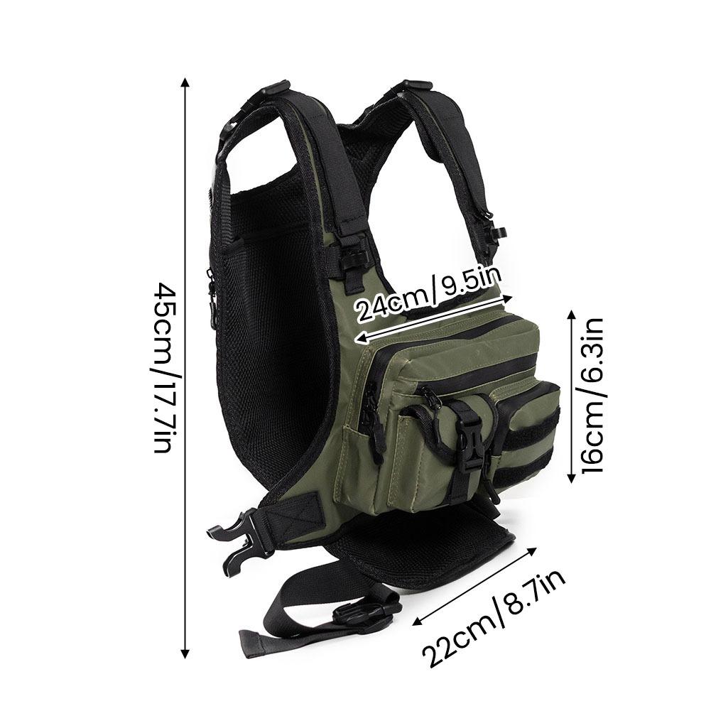 سترة تكتيكية متعددة الجيوب للأ - مراجعة Fishing Bag Waterproof وسعره