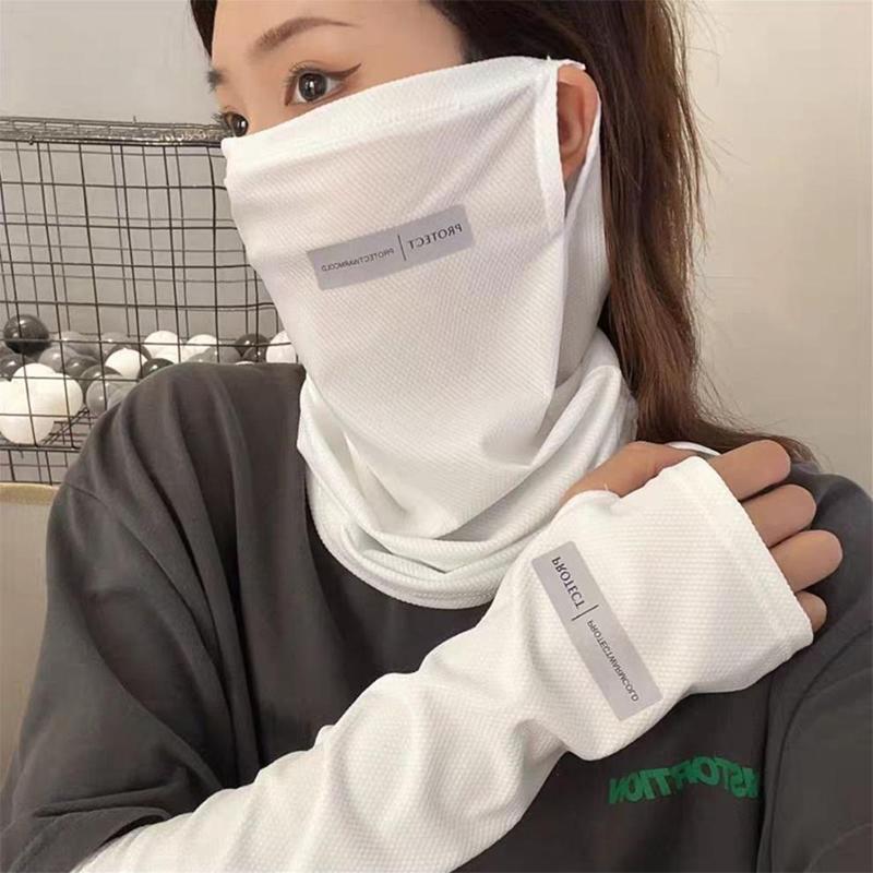 طقم حماية من الشمس من الحرير ا - مراجعة Fishing Mask Sun Protection وسعره