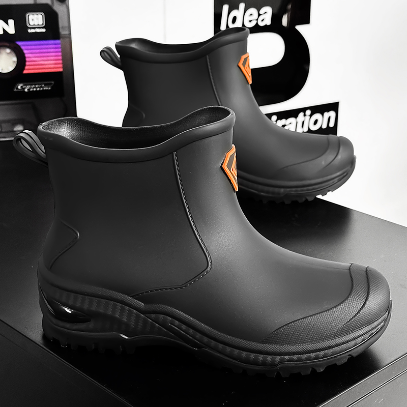 أحذية مطر رجالية مقاومة للانزل - مراجعة Fishing Boots وسعره