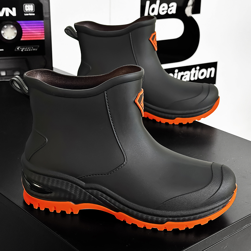 أحذية مطر رجالية مقاومة للانزل - مراجعة Fishing Boots وسعره